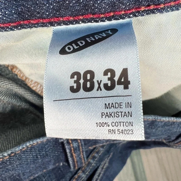 Old Navy The Authentic Straight Leg Jeans Size 38x34 - Picture 10 of 12